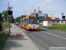Ev. . 74 (koda 14 Tr M 17/6) v ulici Bloveck na pejezdu s eleznin trat . 314/315.