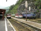 Vlak 25461 pi objdn ve stanici Szklarska Poreba