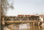 742.323+742.034 nad Radbuzou v Plzni a s rozestavnm mostem 3 traov koleje,2.4.1997
