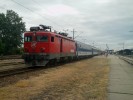 Pokaen lokomotiva S v Novm Sad na EC 344 Avale ek na odtaen