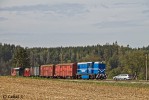 T48.001 s Loovlakem, na postrku T47.018, Blaejov, 1.10.2016