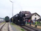 Dvojice parnch lokomotiv . 52 po pjezdu do Ernstbrunnu