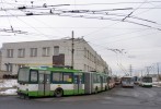 Pvodn plzesk trolejbusy koda 15 Tr13/6M ev..475 a 477 ve vozovn Veboice.