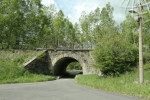 Mostek pod kolejemi u Vintova