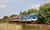 842 024 s dvojic voz Bdtn jako Os 7416, Stakov-Osvran, 6.10.2012