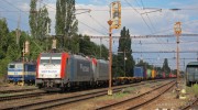 E186.182+181 na cest do Rott., men zdren kvli osobce na nkladn trati, Praha-Hostiva