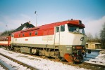 Prask 749.182 vykv ve vlaku do Prahy v st. Rakovnk 10.1.2002
