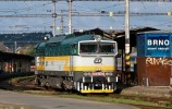 754.023, Brno hl.n, 26.6.2012 ( lokomotiva dovezla Os 4829 ze smru Okky)