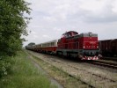 T 466.0286 v ele zvl. vlaku do Loun v st. Milostn, 28.5.2011
