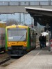 Regio-Shuttle ve slubch Oberpflzerbahn pijel z hranin stanice Bayrisch Eisenstein