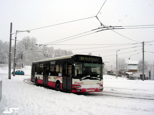 A opt 21, opt nhradn doprava za trolejbusy