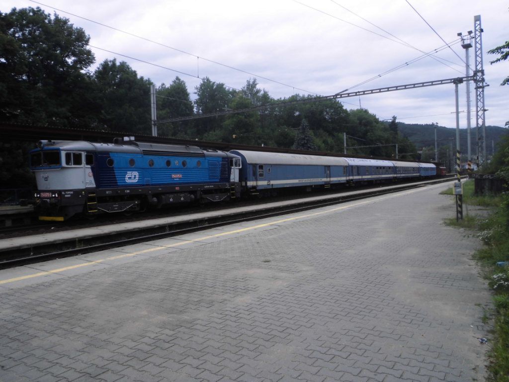 Nehodov vlak v Blansku 9.7.2012 11:46