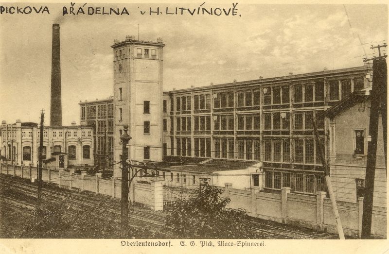 Litvnov Pickova pdelna 1925