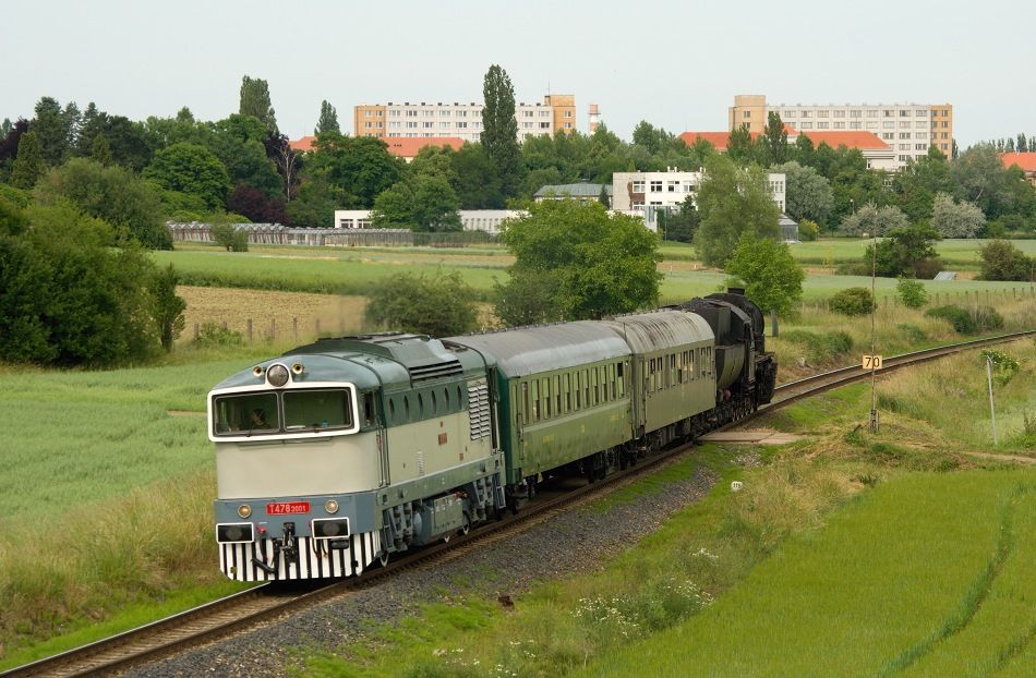 T478.3001 + Ty2 - usek Praha-Ruzyne - Hostivce - 15.6.2012