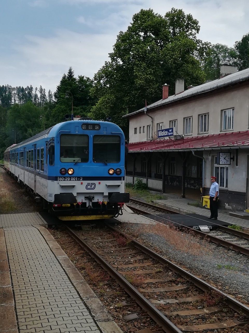 Kiovn s R1126 ve stanici Milotice nad Opavou