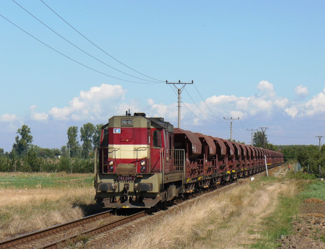 742 284-3 Kojetn(Vle 81091,9.9.2008-foto:M.Nesrsta)