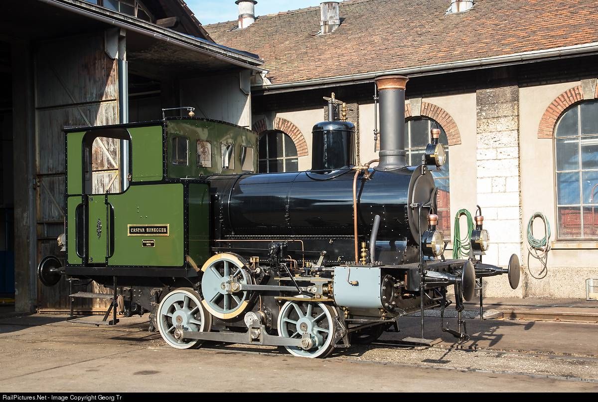 CH  Steam cogwheel locomotive Caspar Honegger, built in 1877