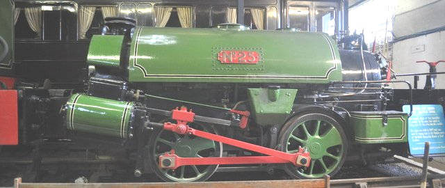 GB Delivered in 1897, Beckton 25 - Neilson works number 5087 - was a Jumbo type 0-4-0ST tipping the
