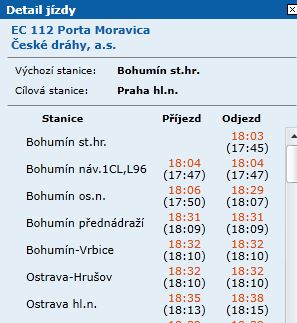Dnen EC 112 Porta Moravica