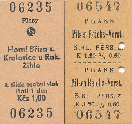 Plasy 1992 a 1911