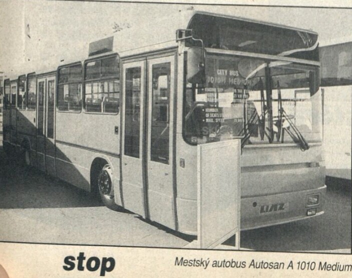 1997. Motor MB mal len 125kW. Toho roku ukazovali aj turistick Autosan A404T Cezar.