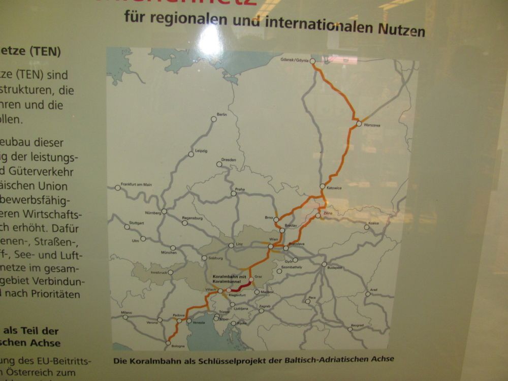 Koralmbahn - pnos hlavn pro cesty po Rakousku, nebo z Bentek pes Brno/Bratislavu do Gdasku?:-)