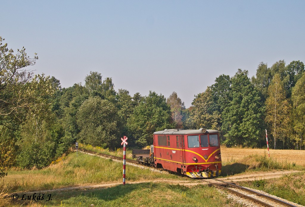 T47.011 s pornm vlakem opout Odb. Doln Skrchov, 14.8.2015