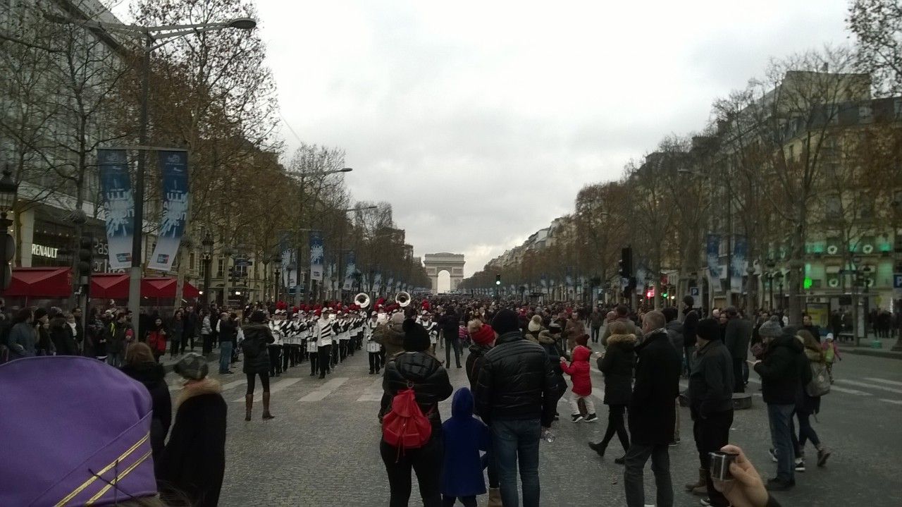 Champs-lyses, 1. ledna 2016