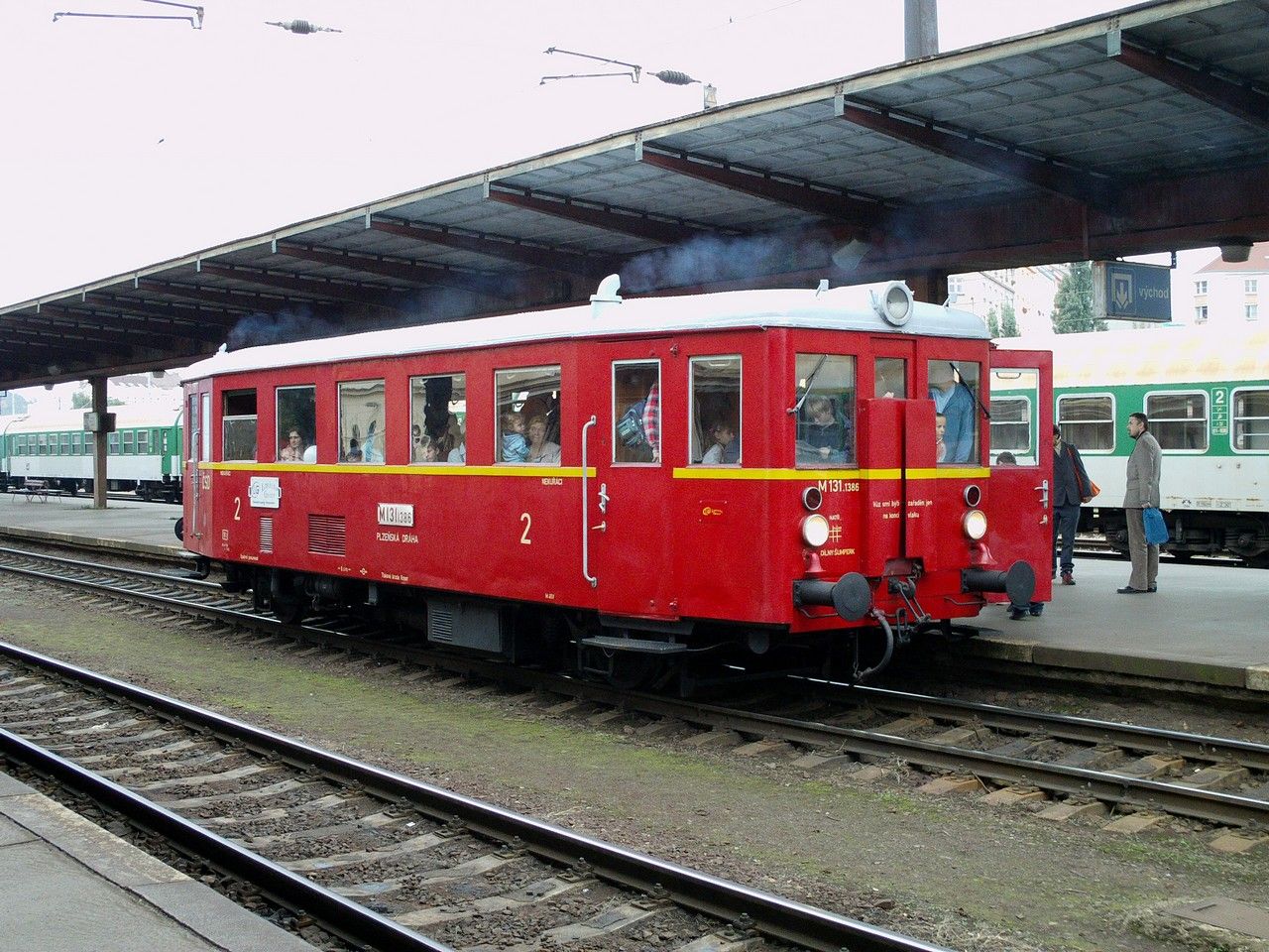 M 131.1386 (PD) ve zvl. vlaku st. Praha.Vrovice, 25.9.2010