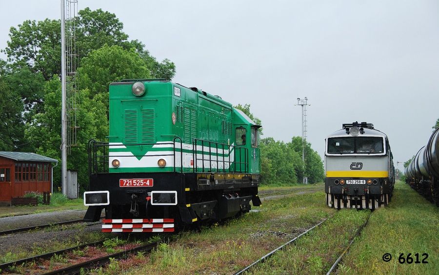 721.525 a 750.258 pi setkn ve stanici Dobrovice, 2.6.2010