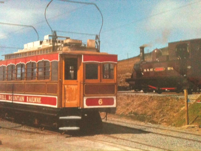 GB Man SNAEFELL MOUNTAIN ELECTRIC RAILWAY AND STEAM TRAIN PASS IN ISLE OF MAN