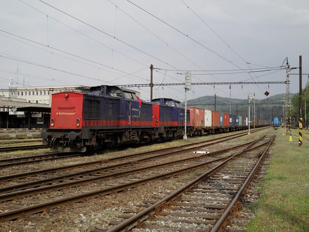 Vlak RailTransport ekajc v st. Beroun, 28.4.2011