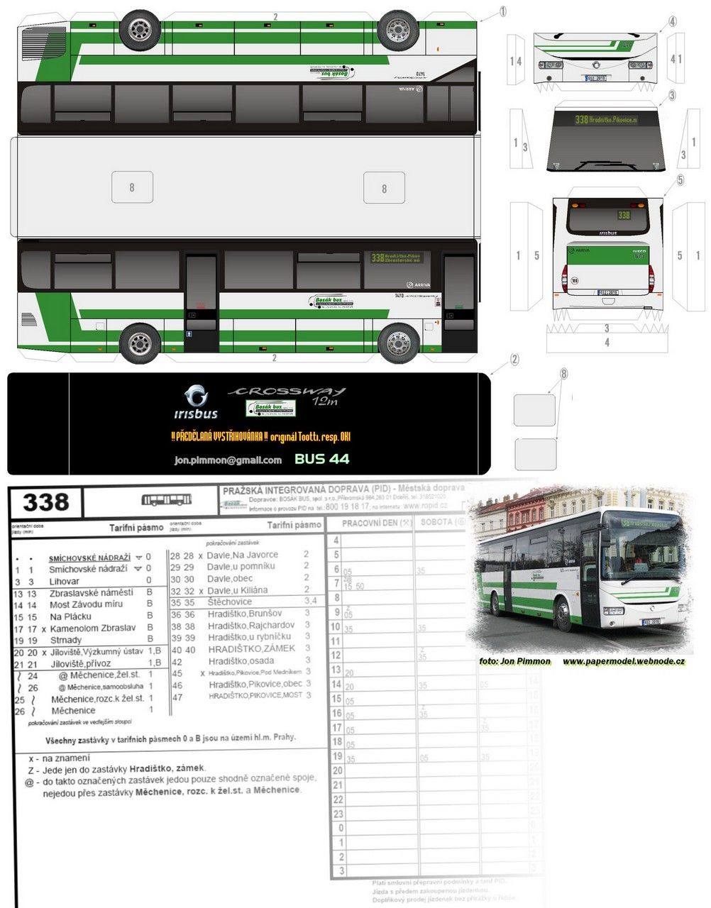 paprov model autobusu
