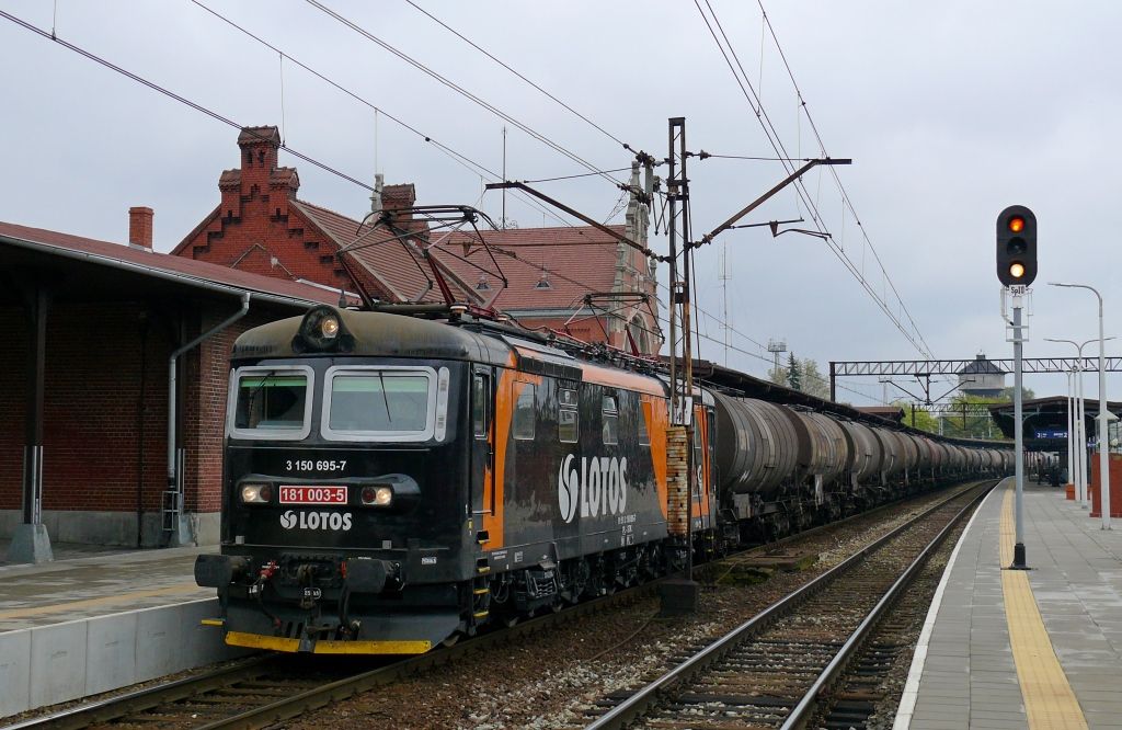 Opole Gwne : 181 003-5 s nkladnm vlakem smr Wrocaw