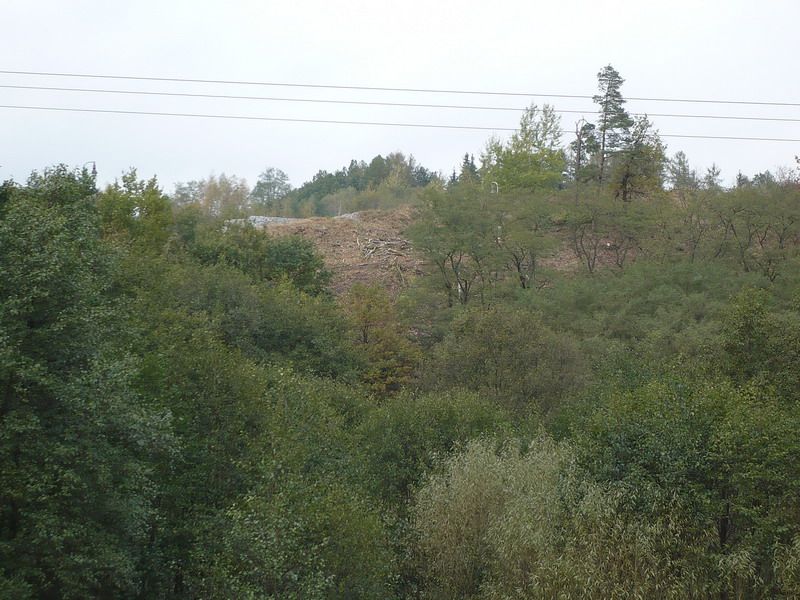 VOTICE - a pohled na kopec od Steltova
