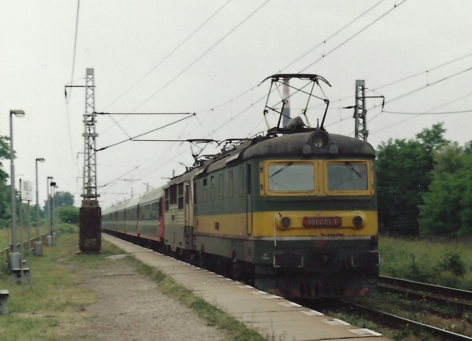 181.081 + 150, Pardubice zastvka, 13.6.1997