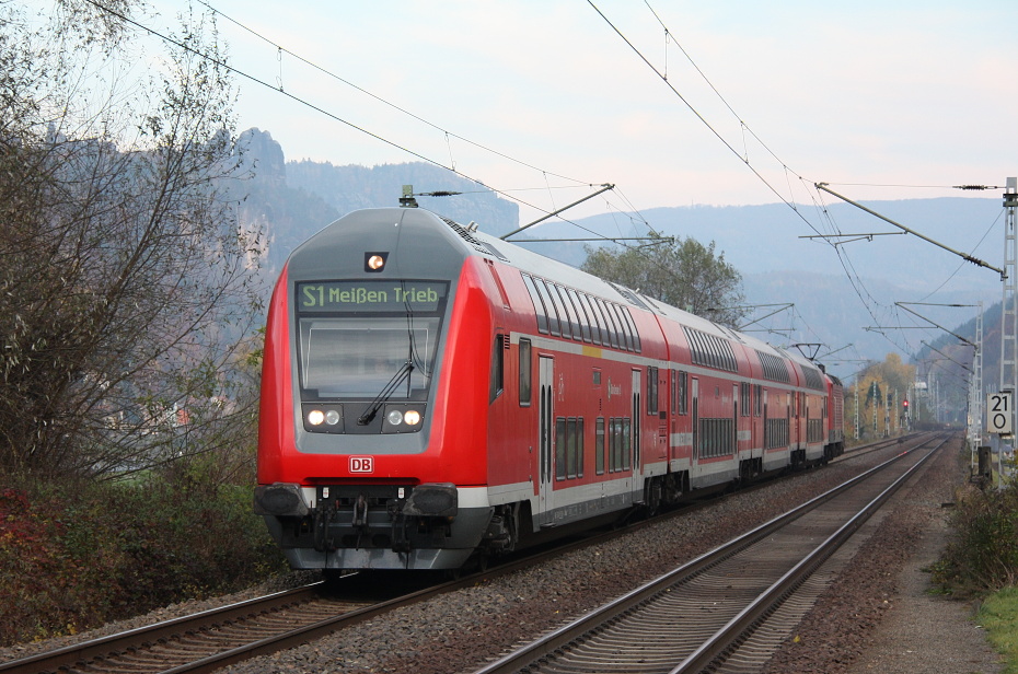 S-Bahn v Krippen.