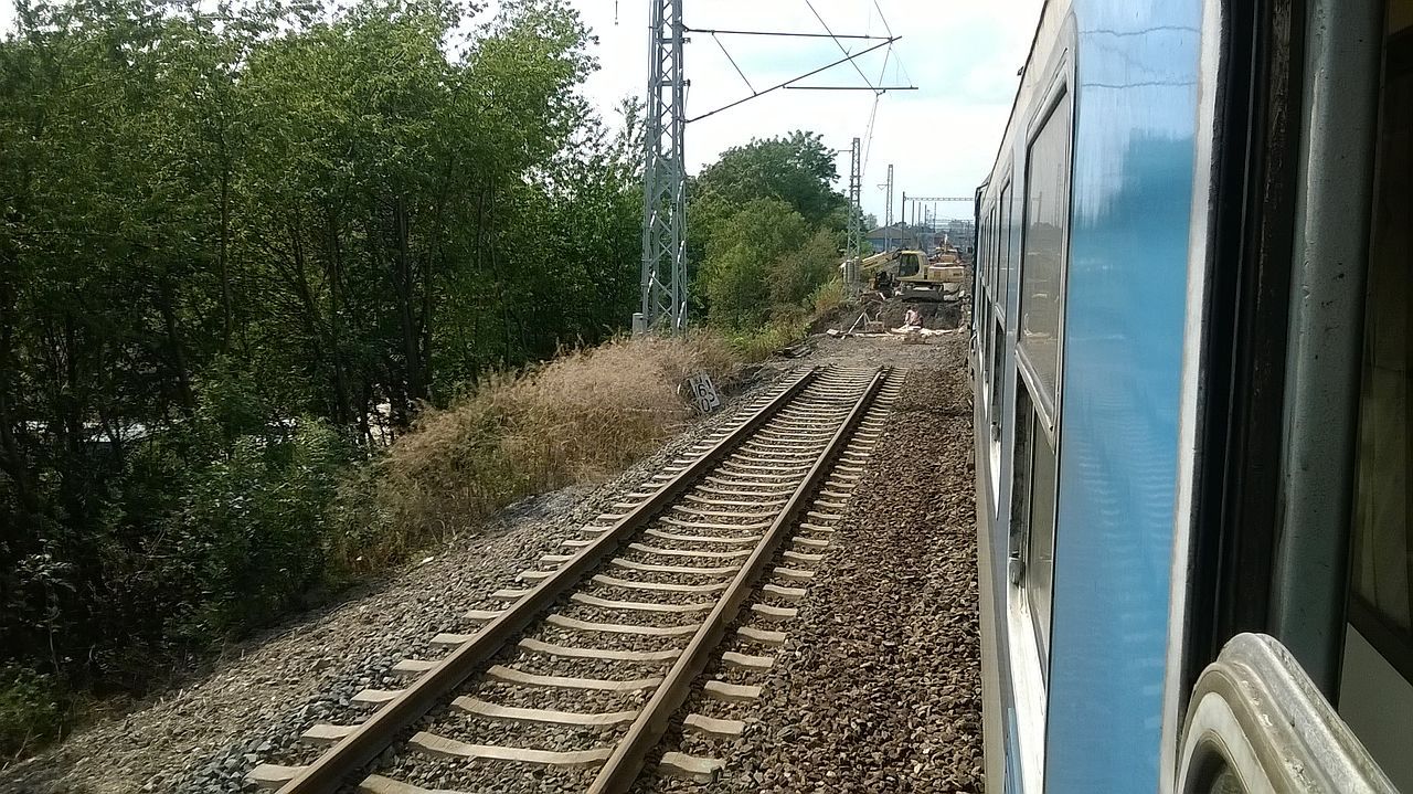 Odtovn spodku nad propustkem, ST Praha-Hostiva, 23. srpna 2015