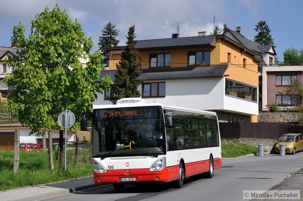 Ev. . 150 (Irisbus Citelis 12M) v ulici Gudrichova.