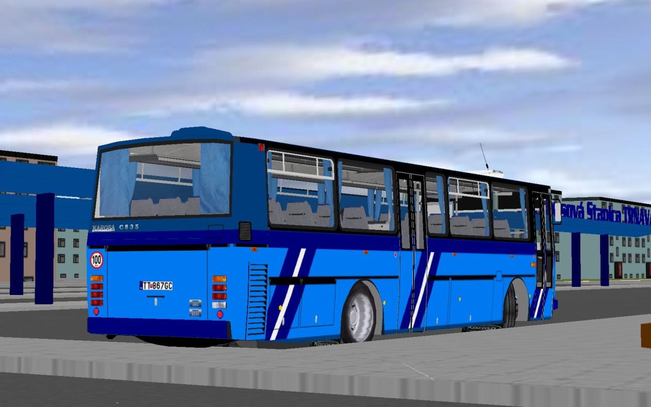 Zadok autobusu Karosa C835.1031 TT-867GC