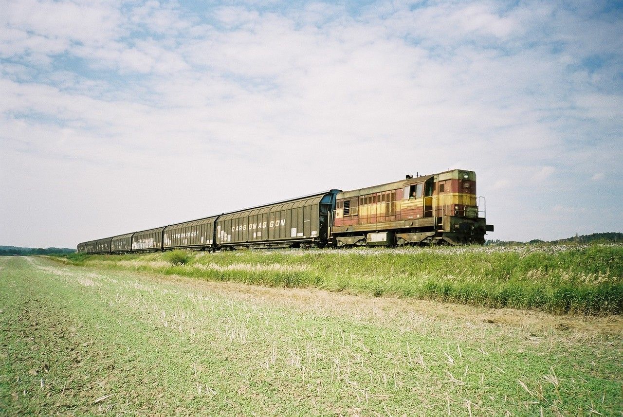 742.099 vede nkl. vlak z M.B. do Nymburka pobl zast. Vejany, 11.8.2005