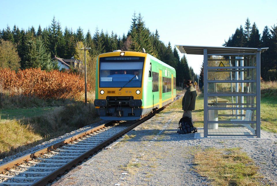 Klingelbrunnen - nejvy msto na trati ze Zwieselu do Grafenau