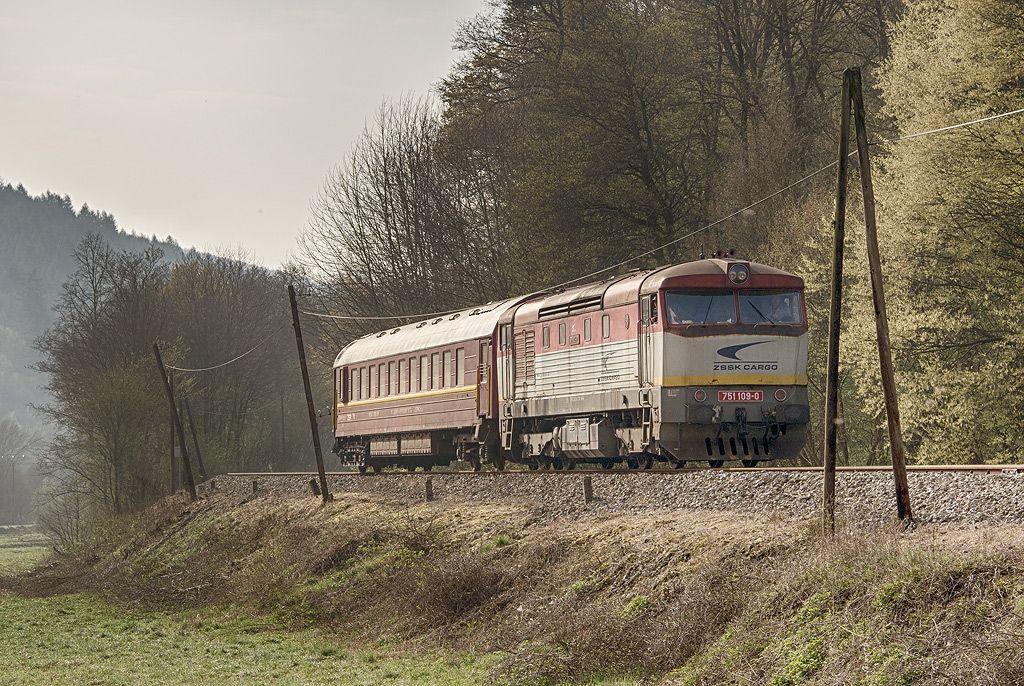 751.109, merac vlak GPK, SR, Vlrsky prsmyk - Horn Srnie, 12.4.2016 