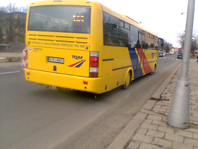TQM bus v Olomouci.