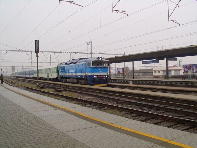 Spn vlak Cimburk prv dojel z Brna hl.n.