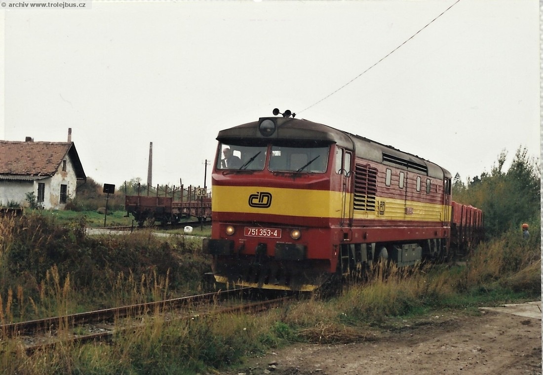751.353, vleka cihelny Vejvanovice 14.10.1999
