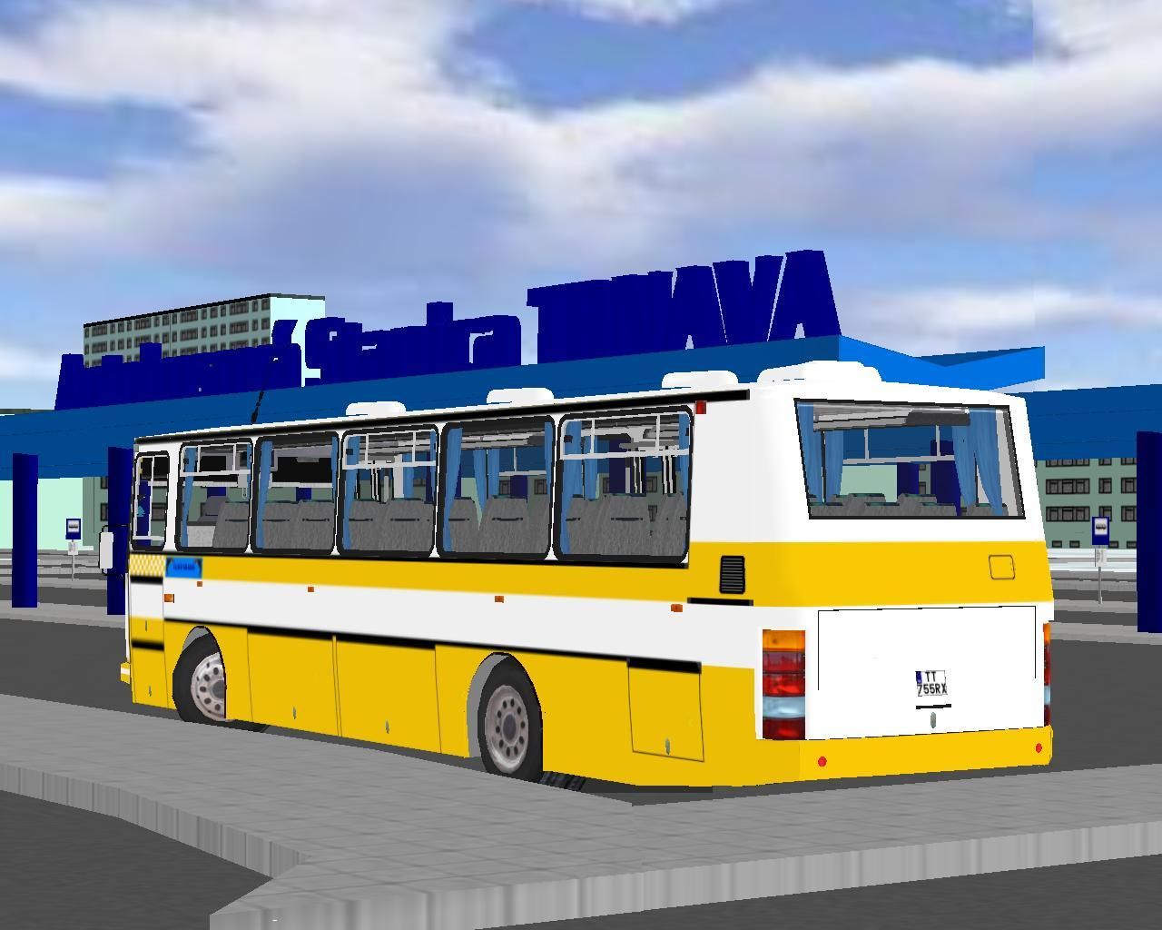 Karosa C735.1031 z roku 1995 prestvkuje na Autobusovej stanici ako zmluvn linka