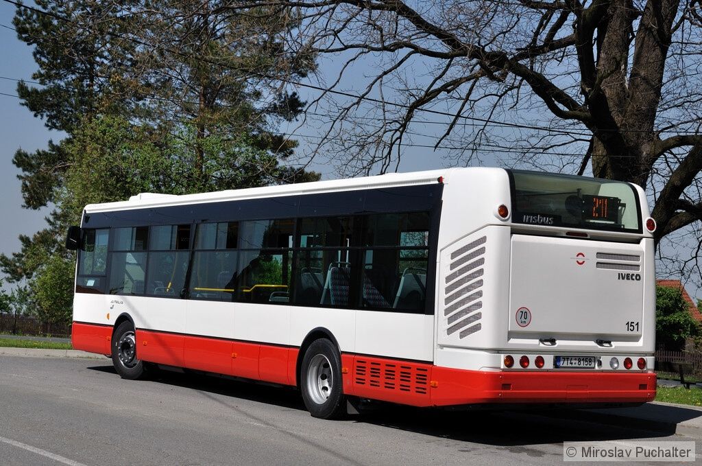 Ev. . 151 (Irisbus Citelis 12M) v konen 