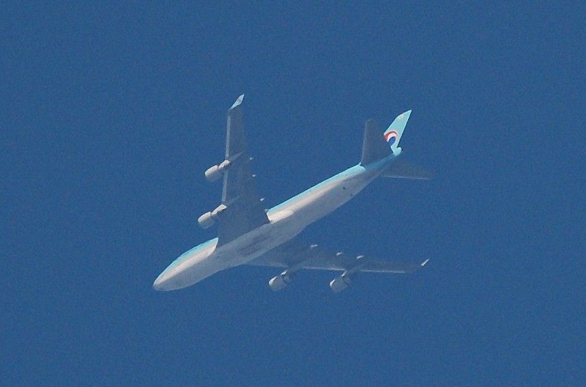 B 747 Korean nad Trnavou