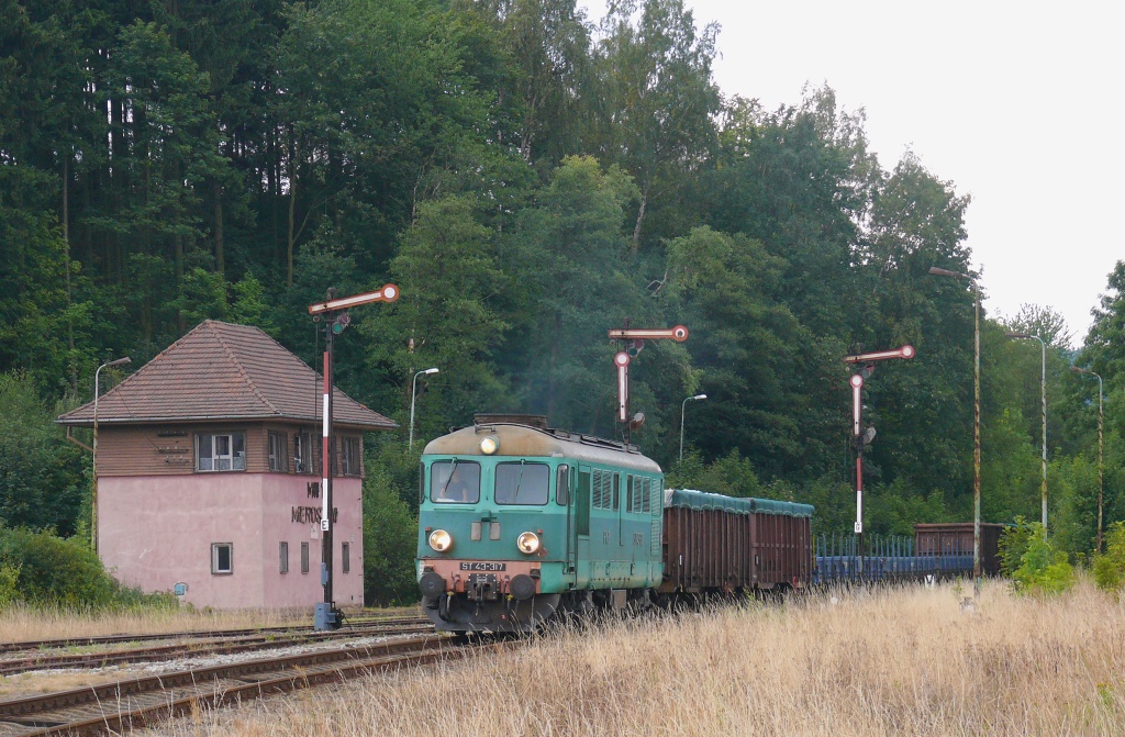 Mieroszow : ST43-317 s nkladnm vlakem do Walbrzychu 